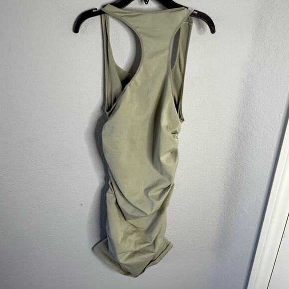 BLANQI Maternity Racerback Tank Dress - Moss size S/M - Picture 4 of 4